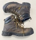 KEEN mens work boots All Leather  Soft Toe Brown Boot size 10.5 D