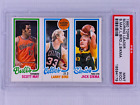 Larry Bird/May/Sikma 1980-81 Topps Scoring Leaders #232 Rookie RC PSA 9 OC MINT
