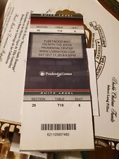 Fleetwood Mac Rare On With The Show 2014 Ticket Stub Prudential Center Newark Nj