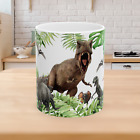 Dinosaur mug, jurassic park mug, jurassic world 11oz mug, T-rex mug, dad gift
