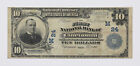 New Listing1902- $10 First National Bank of Cincinnati, Ch #24, U.S. Bank's Current Charter