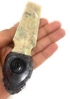4 inch Hand carved Stone Smoking Pipe Natural Stone crystal rock tobacco Pipe