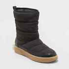 Size 8 - Womens Bertie Winter Boots - A New Day - Black