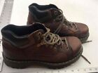 Dr. Martens Mens AW004 Brown Leather Round Toe Lace Up Work Boots Size 10M