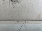 Original Pencil Signed Etching Joseph Pennell Imp. circa 1885 NEW YORK?