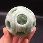 Natural Hsiuyen Jade Quartz Carved Exquisite Ball Healing Reiki Decorate 1PC