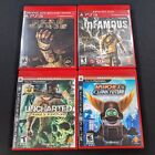 PlayStation 3 PS3 Dead Space, Infamous, Ratchet and Clank, Uncharted Games Lot