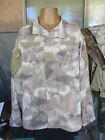 ATACS Original AU Camo ACU Cut, Camo Tactical Combat Shirt Field Jacket, XL REG
