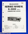 Service Manual For Kenwood R-2000 Shortwave Communications Radio Receiver #2