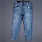 Levis 501 CT Jeans Mens 36x32 (Fits 35x30) Button Fly Customized Tapered Denim