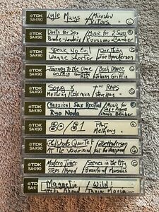 TDK SA-X90 High Bias Cassette Tape Blank Recorded On Once Lot Of 10