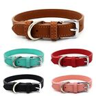 PU Leather Dog Chain Size Adjustable Cat Necklace Dog Collar  Small Dogs Puppy