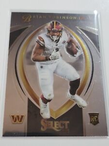 BRIAN ROBINSON 2022 Panini Select Certified Rookie #SCR-22.  COMMANDERS
