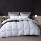 Ultra Soft Down Feather Queen Comforter Bedding Cotton Duvet Insert All Season