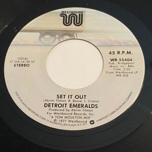 New ListingDetroit Emeralds - Set It Out /Wednesday 45 - Westbound WB 55404 - Soul