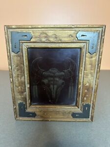 Bull Picture Wooden Box