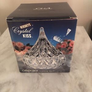 Jonal Hershey's Crystal Kiss Candy Dish in Box - VINTAGE - BRAND NEW
