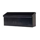 Townhouse, Small Steel, Wall Mount Mailbox, Black C1S00BAM