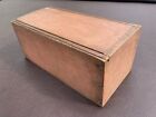 Early Primitive Candle Box with Salmon Paint