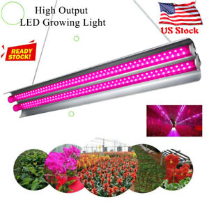 2000W 96LED Grow Light 2FT T5 High Output Integrated Full Spectrum Grow Lamp US