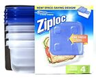 Ziploc Food Storage Meal Prep Containers Reusable for Kitchen Organization Sm...