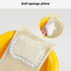 Bathtub Support Net Stretchable Yellow Portable Baby Bathing Net Soft Touch For