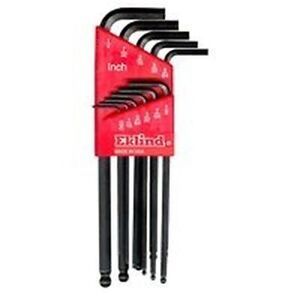 NEW EKLIND 13211 11 PC  BALL END SAE ALLEN HEX KEY WRENCH SET USA MADE 6710438