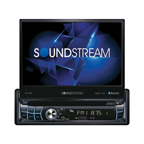 SOUNDSTREAM 1-DIN IN-DASH DVD CD USB BLUETOOTH CAR STEREO 7