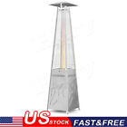 Commercial Outdoor LP Propane Gas Patio Heater 42000 BTU Flame With Wheels