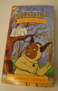 Nick Jr Little Bear Goblin Bear VHS Video Tape Halloween Nickelodeon Orange RARE
