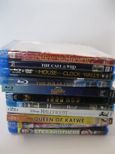 Lot Of 11 Blu-Ray DVD Movies Family Friendly Disney Polar Express Iron Man