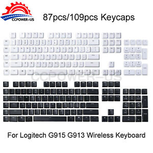 109pcs/87pcs Set Key Caps for Logitech G915 G913 G815 G813 TKL Keyboard Keycaps