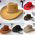 58cm Men Women Western Cowboy Cowgirl Hat West Hat Summer Wide Brim Cap Hat