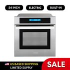 24 in. Stainless Steel Electric Wall Oven (Open Box) True European Convection