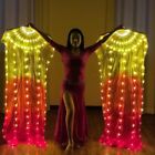 Chinese Silk Fans Belly Dance Costumes Party Show 180CM 1 Pair Led Fan Veils