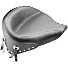 Mustang Studded Wide Solo Seat 76179 for 05-15 Harley-Davidson Softail Deluxe