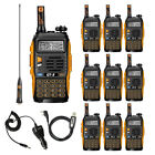 10x Baofeng GT-3 MKII 2m/70cm Transceiver Ham Two-way Radio Transceiver + Cable