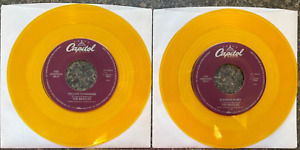 Beatles Yellow Submarine Yellow Colored Vinyl Jukebox Single