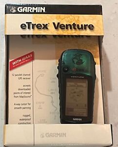 Garmin eTrex Venture GPS Receiver WAAS Waterproof in Orig Box w/Manual FREE SHPG