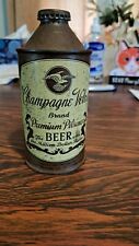 Champagne Velvet Cone Top Empty Beer Can