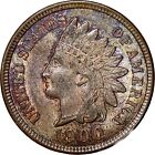 * 1900 * TONED BU INDIAN HEAD PENNY CENT BN DIAMONDS LIBERTY MS Luster  *395