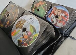 Wholesale Loose DVD 100+ Lot With Binder Kids Childrens Family Toddler Learning