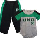 North Dakota Fighting Hawks Infant Sizes 12-18-24 Month 2-PC Creeper + Pants Set