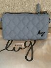 LUG NEW ITEM Metro XL IN MATTE LUXE ID Pouch w RFID- Blue Moon