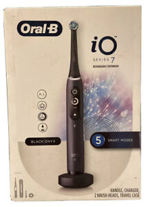 Oral B iO Series 7 Rechargeable Toothbrush Bluetooth Black Onyx