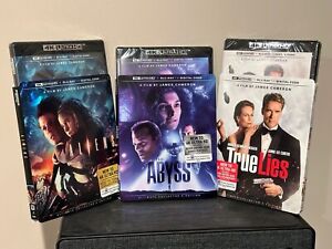 James Cameron - 4K UHD Collector’s Lot w/ Slips - True Lies, Aliens & The Abyss