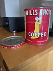 New ListingVintage 2 Pound Hills Bros Coffee Can and Lid
