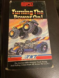 Rare Turning The Power On! ESPN Monster Truck Racing (VHS, 1990) Monster Jam