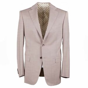 Zilli Slim-Fit Tan Lightweight Super 170s Wool Suit 50R (Eu 60) NWT