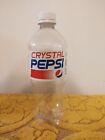 Opened Empty Crystal Pepsi Clear Soda discontinued 20oz Bottle Limited Edition